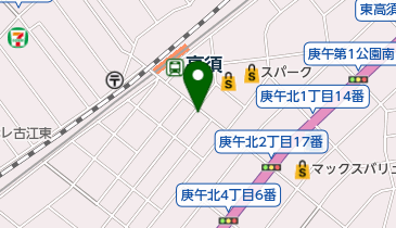 健美感 庚午店の地図画像