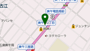 ダスキン中国四国地域本部の地図画像