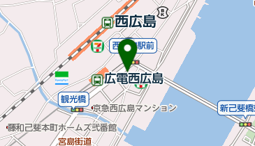 いで化粧品店の地図画像