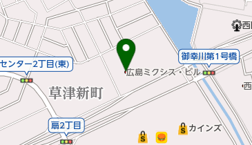 セキスイハイム中四国株式会社広島支社の地図画像