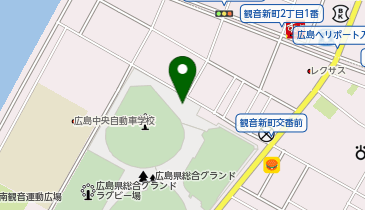 広島県スポーツ会館の地図画像