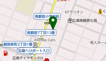 カナリア産業株式会社広島営業所の地図画像