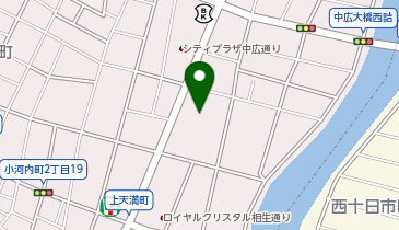 ニューフラワー美容室の地図画像