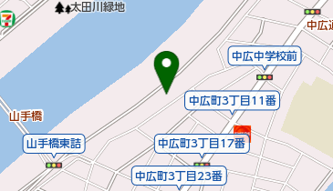 プラチナFサロン美容室の地図画像