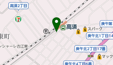 たかす薬局の地図画像