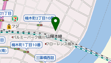 楠木レンタカーの地図画像