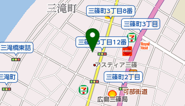 中央労働災害防止協会中国四国安全衛生サービスセンターの地図画像