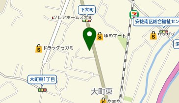 馬屋原ガラス店の地図画像