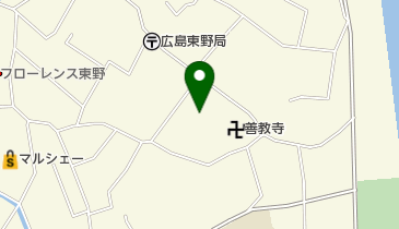 広島市 東野公民館の地図画像