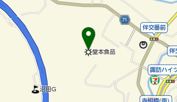 堂本食品株式会社の地図画像