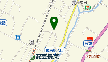 日本キリスト教会広島長束教会の地図画像