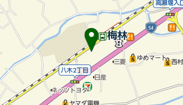 マイアミ書店八木店の地図画像