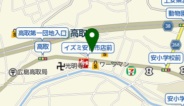 東京・銀座リエジュゆめタウン安古市店の地図画像