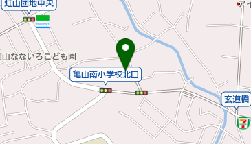 広島市 亀山公民館の地図画像