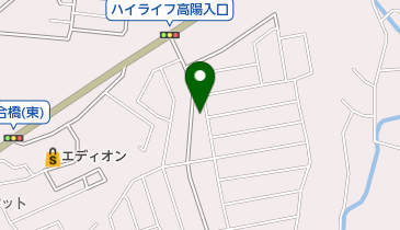 日本キリスト改革派平和の君教会の地図画像