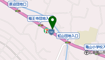 クローバークリーニング店の地図画像