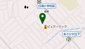 あさひが丘団地管理組合の地図画像
