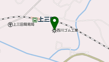 西川ゴム工業株式会社 白木工場の地図画像