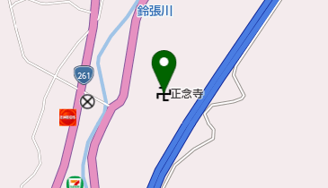 正念寺の地図画像