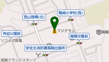 寿司ショップ大 フジ高陽店の地図画像