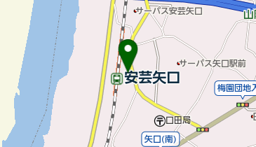 小田動物病院の地図画像