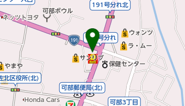 ブティックカレンの地図画像