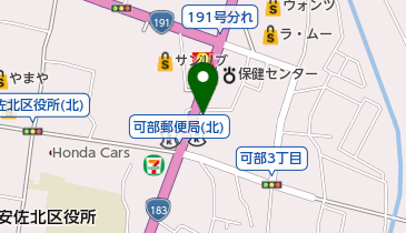 鈴川理容院の地図画像