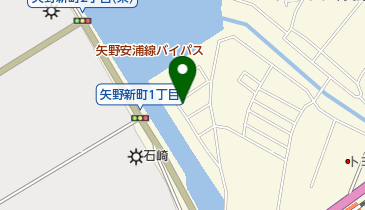 矢野漁協の地図画像