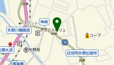 フラワーショップなかのの地図画像