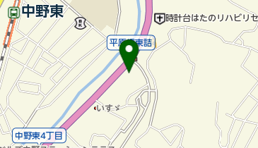 かごた理容院の地図画像