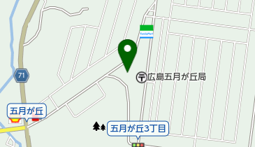 広島市 五月が丘公民館の地図画像