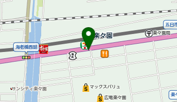 しんそう広島楽々園の地図画像