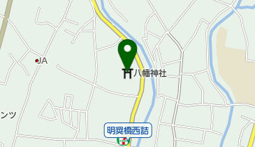 八幡神社の地図画像