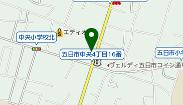 沖島理容院の地図画像