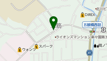 シオリ理容院の地図画像