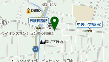 ヘアーサロンスマイルの地図画像