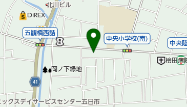 松長理容院の地図画像