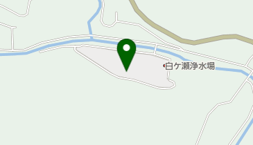 広島県庁 白ヶ瀬浄水場の地図画像