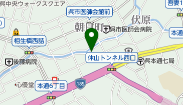 ZIN呉店の地図画像