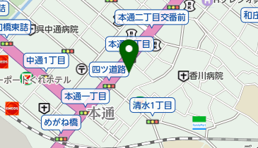 K・B・K呉ダンス教室の地図画像