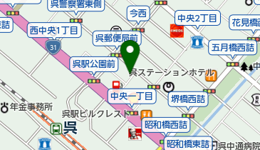 呉美術研究所の地図画像