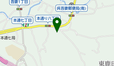 白樺料理学園の地図画像