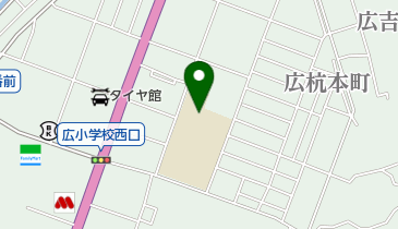 呉市放課後児童会 広児童会の地図画像