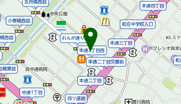 河合楽器製作所・調律担当・呉店の地図画像