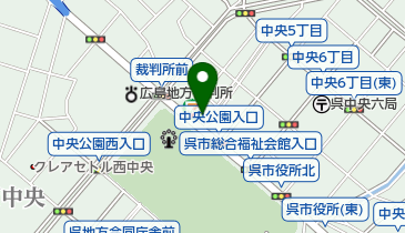 呉リバイバルセンター教会の地図画像