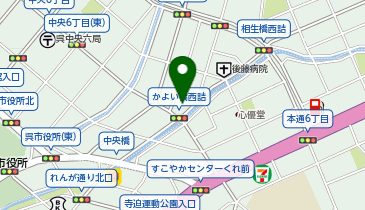 ノエビア化粧品呉販売の地図画像