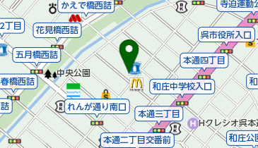 野尻化粧品店の地図画像