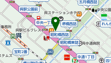 広島日産自動車株式会社 呉広店の地図画像