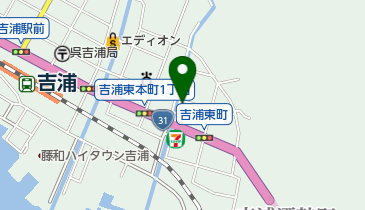 吉浦自動車整備工場の地図画像