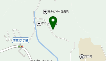 精神障害者地域生活支援センターみどりの風の地図画像